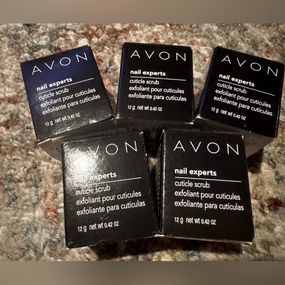 New in Box Avon Nail Cuticle Scrub Lot of 5